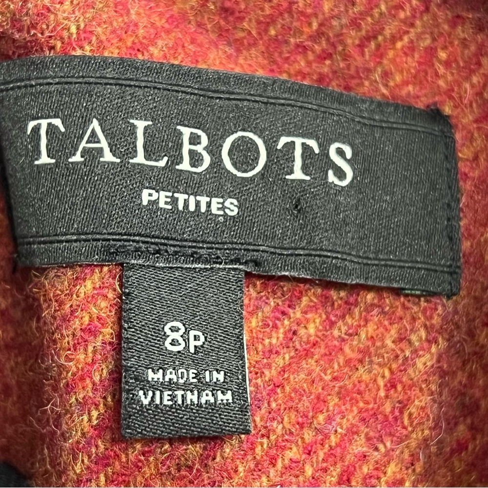 Talbots Rust Tweed Blazer Jacket - Picture 2 of 16